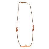 The Signature Collection:  Mini script name necklace with 3 names