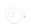 Signature Collection: mini script name necklace