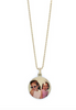 Signature Collection:  Silver Mini Script Name Necklace on Crystal by the Yard Chain