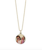 Signature Collection:  Silver Mini Script Name Necklace on Crystal by the Yard Chain