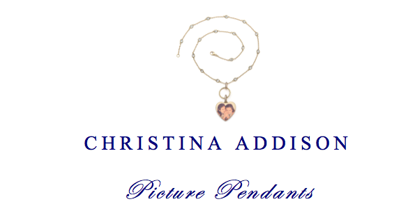 My Picture Pendants and Script Name Necklaces by Christina Addison 